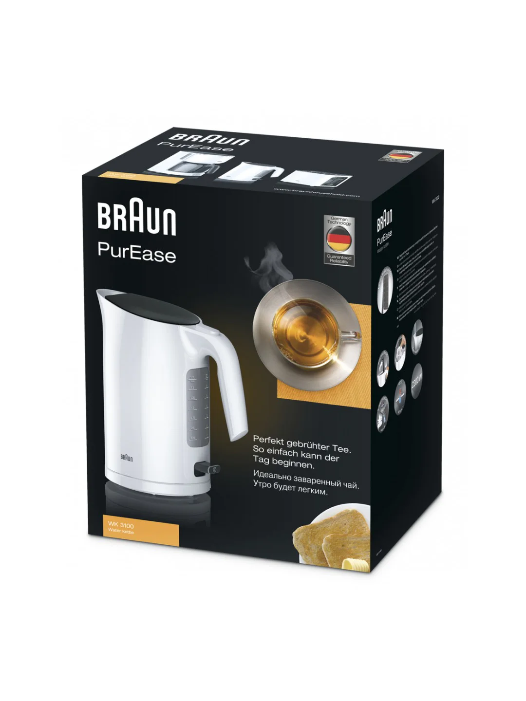 Чайник электрический Braun WK 3100 WH