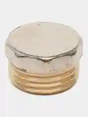Заглушка OTMO, 1/2", наружная резьба, никелированная латунь