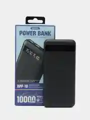 Черный внешний аккумулятор повербанк Remax 10000 MAH 22W+22.5W Power Bank LED Display