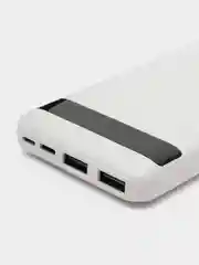 Белый внешний аккумулятор повербанк Remax 10000 MAH 22W+22.5W Power Bank LED Display