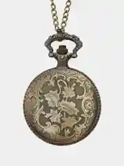 Черный карманные часы на цепочке кварцевые