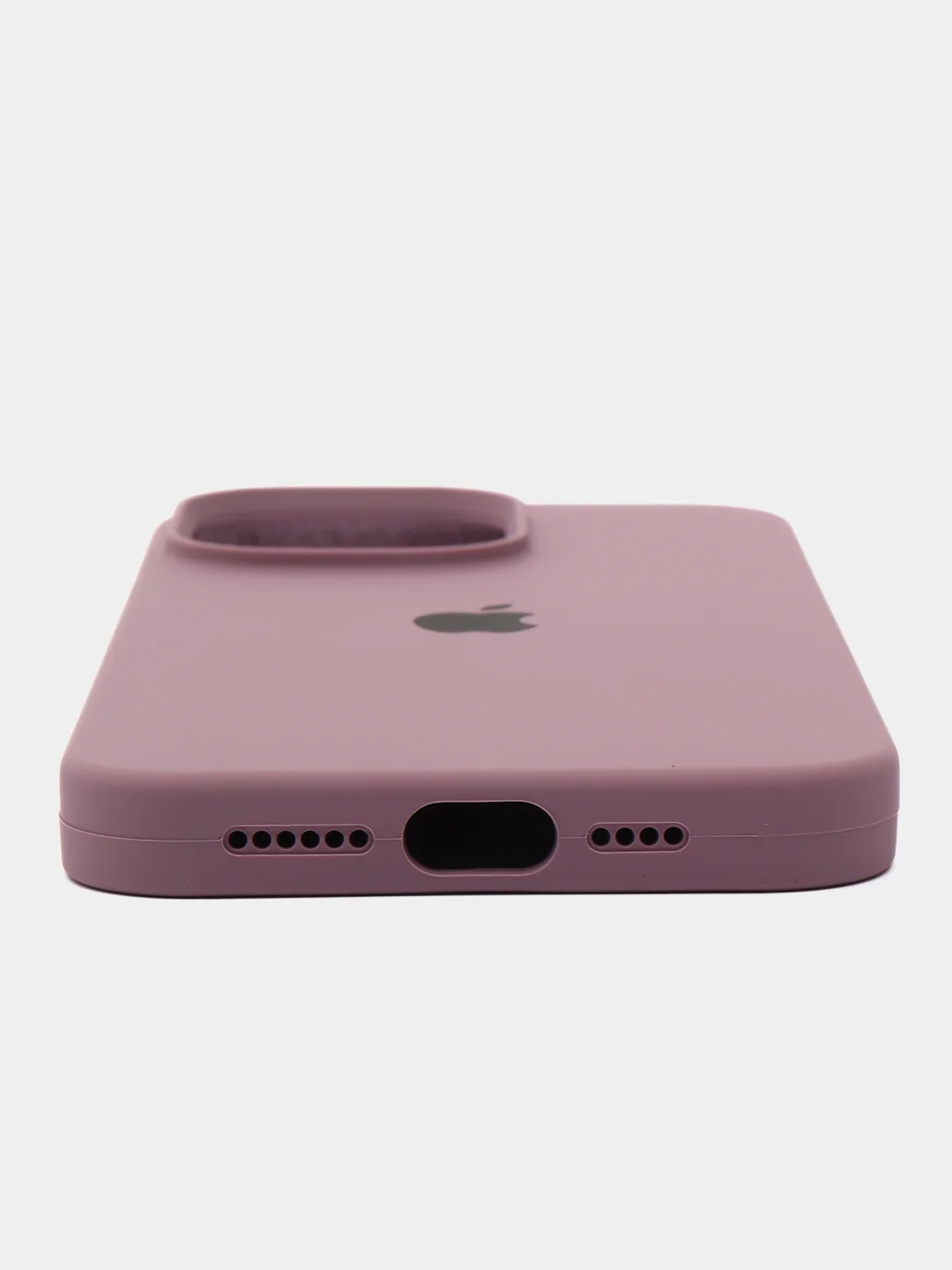 Сиреневый чехол с логотипом силиконовый для iPhone XR, 11, 12, 13 Pro Max, 14, 15 Pro Max для айфон