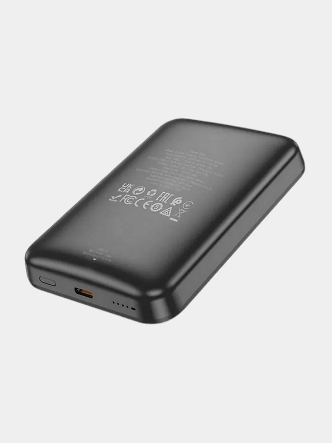 Черный повербанк Borofone BJ63A 10000 mAh для iPhone с magsafe и быстрой зарядкой PD20W QC3.0