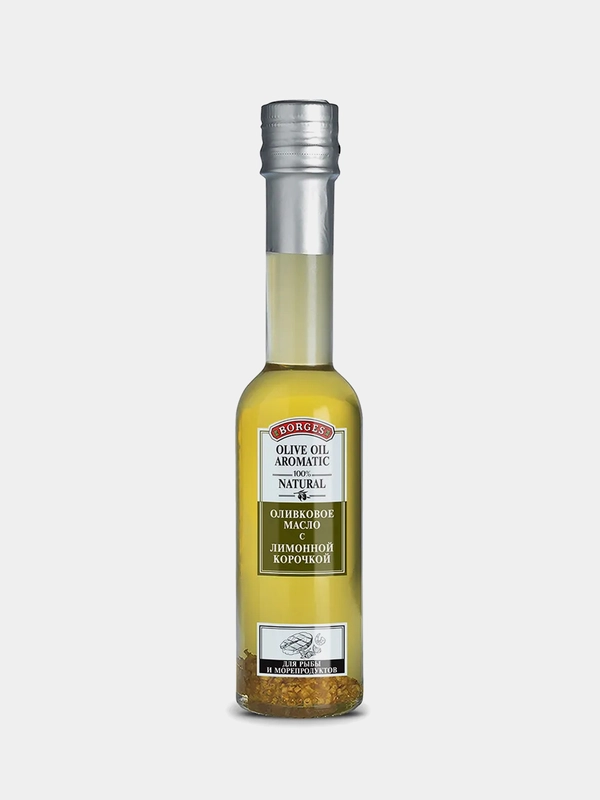 Оливковое масло BORGES, ароматное, с лимонной корочкой, 200 мл
