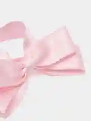 Розовый бант для волос