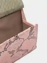 Розовый женский кошелек из натуральной кожи