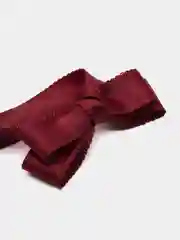 Бордовый бант для волос