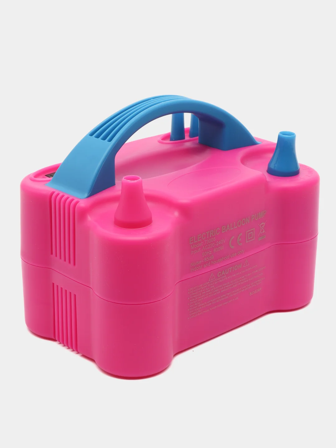 Розовый насос для воздушных шариков электрический, для шаров, 220 V, 600 W
