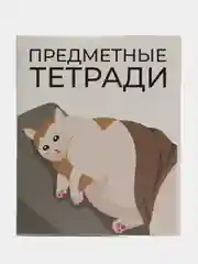 Комплект тетрадей 36 листов "Животные мемы", 12 предметов, обложка бумага, серые листы