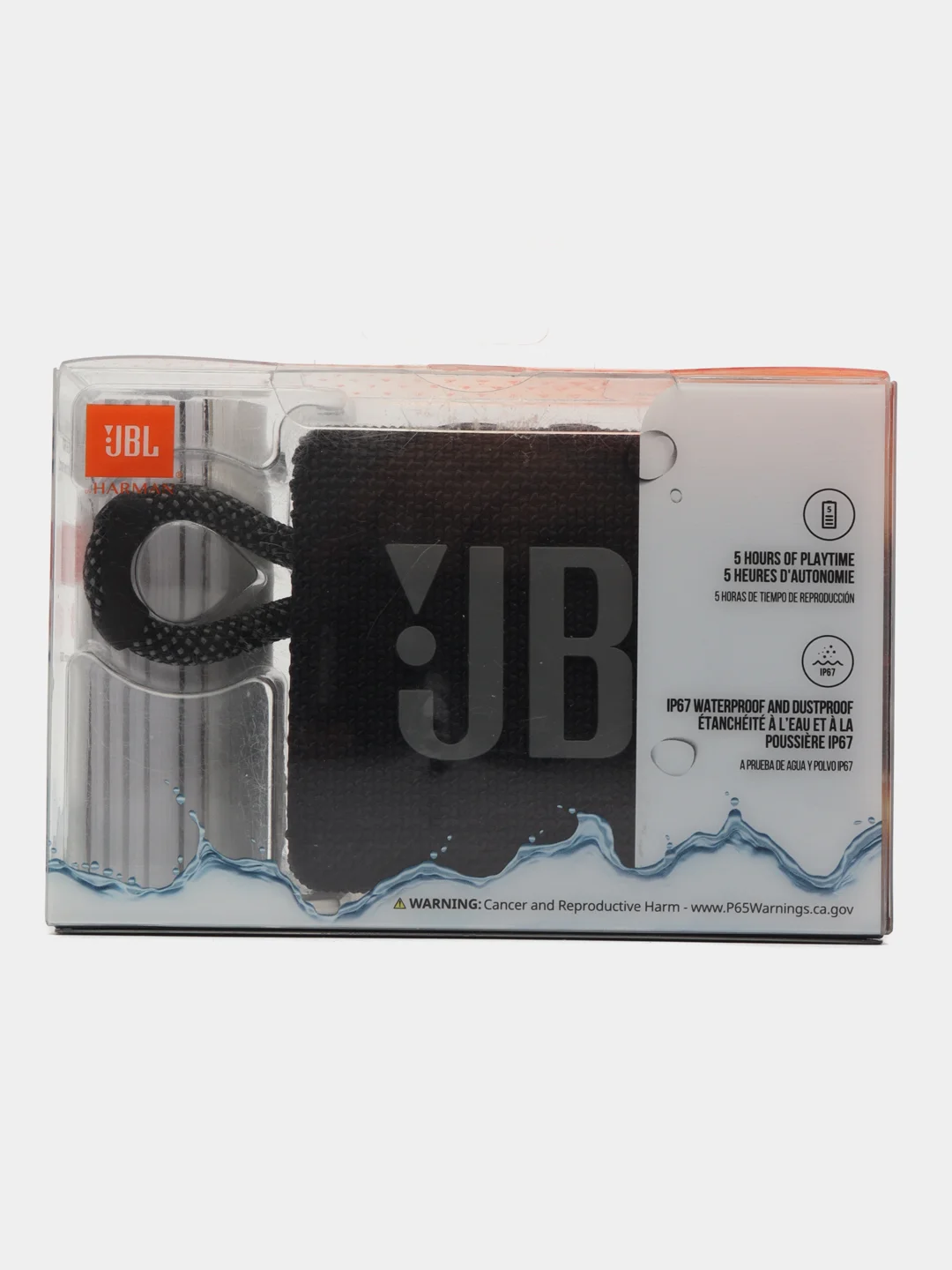 Черный портативная колонка Jbl Go 3 Black (JBLGO3BLK)