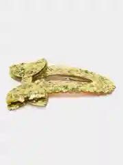 Золотой бантики на зажиме
