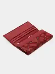 Бордовый женский кошелек из натуральной кожи