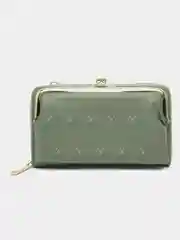 Бирюзовый женский кошелек из эко кожи