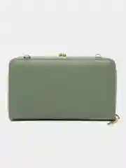 Бирюзовый женский кошелек из эко кожи