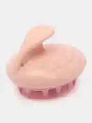 Коралловый меланж силиконовая массажная щетка для мытья головы и волос