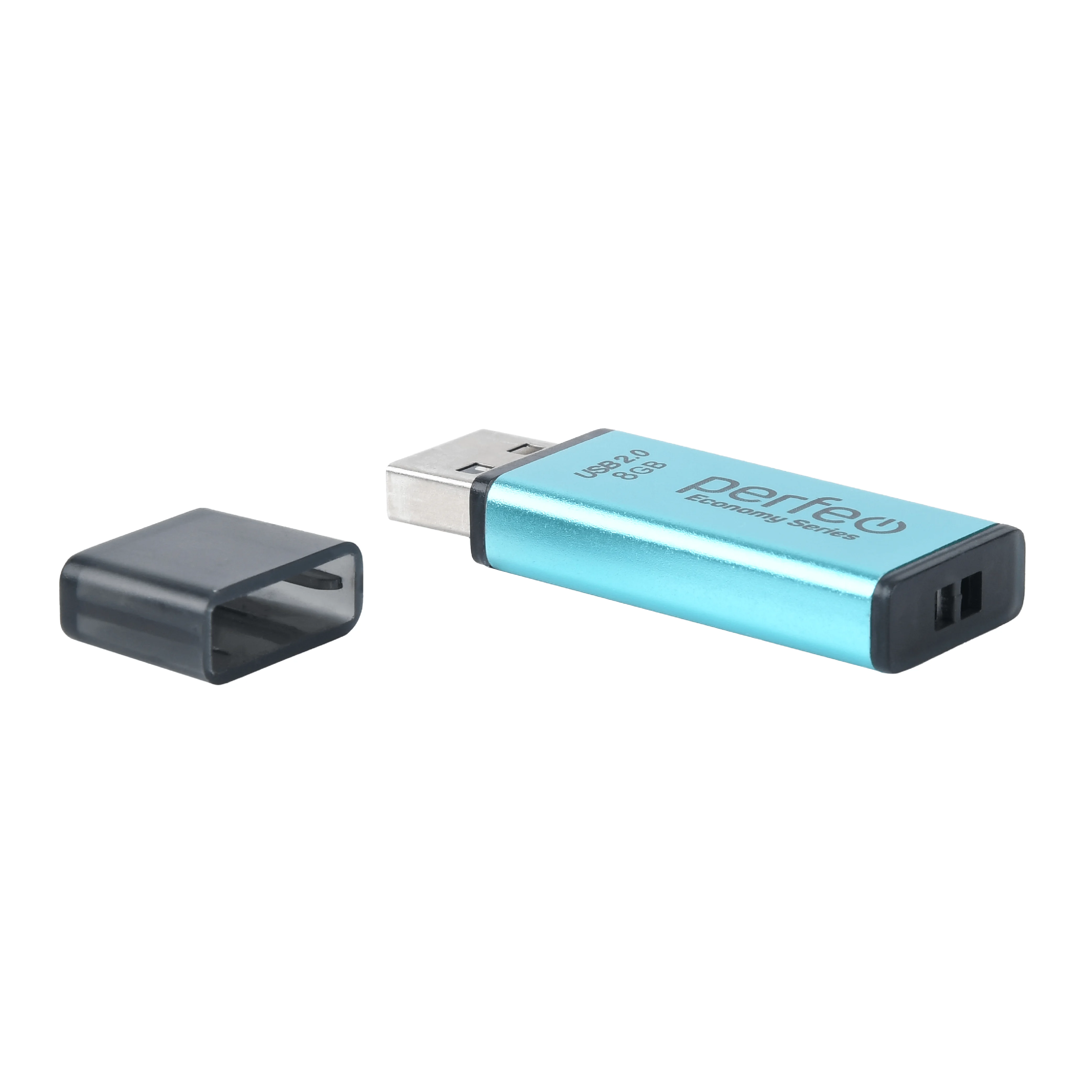 Зеленый usb флешка Perfeo USB 8GB E03