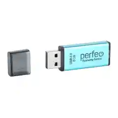 Зеленый usb флешка Perfeo USB 8GB E03