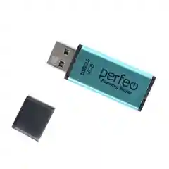 Зеленый usb флешка Perfeo USB 8GB E03