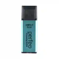 Зеленый usb флешка Perfeo USB 8GB E03