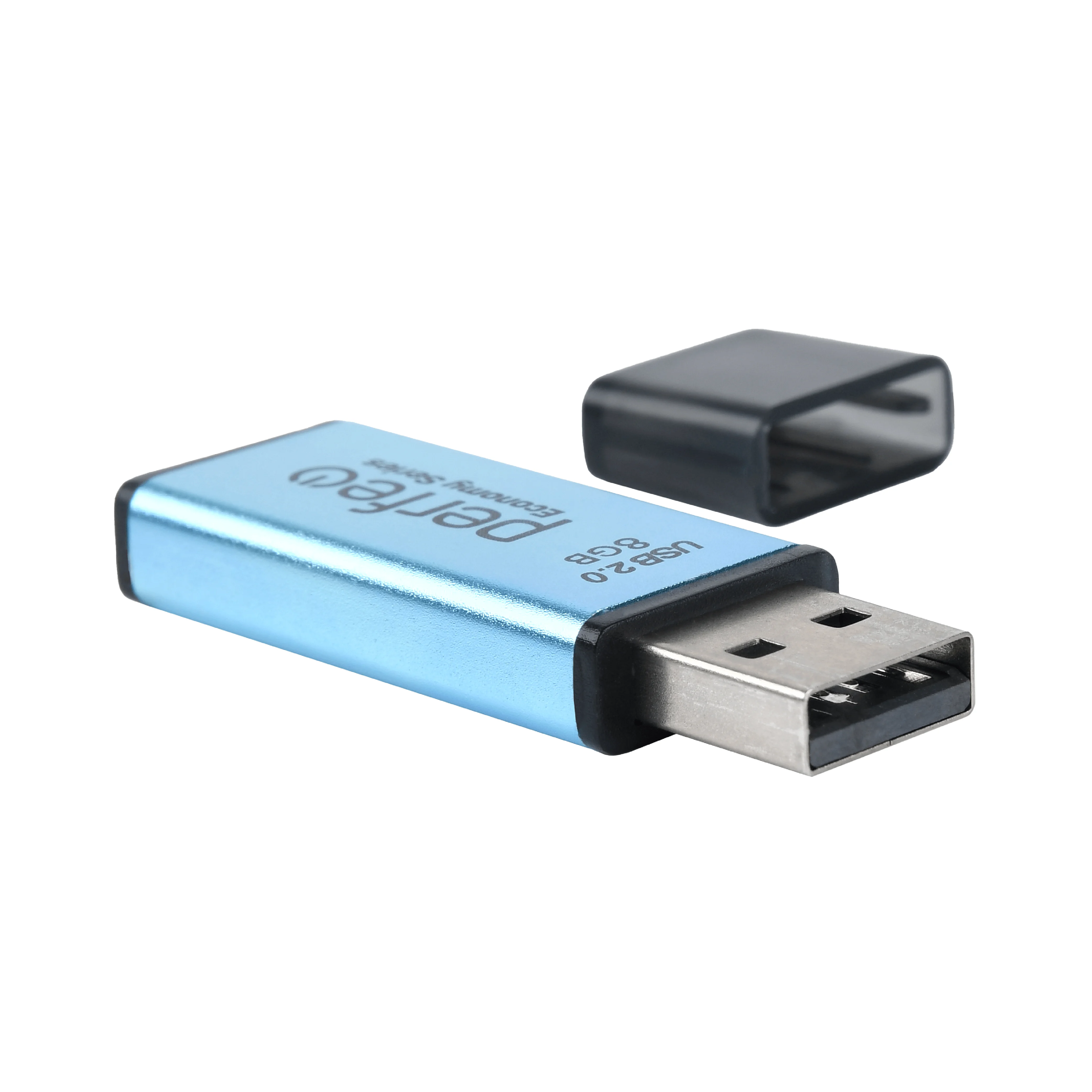 Голубой usb флешка Perfeo USB 8GB E03
