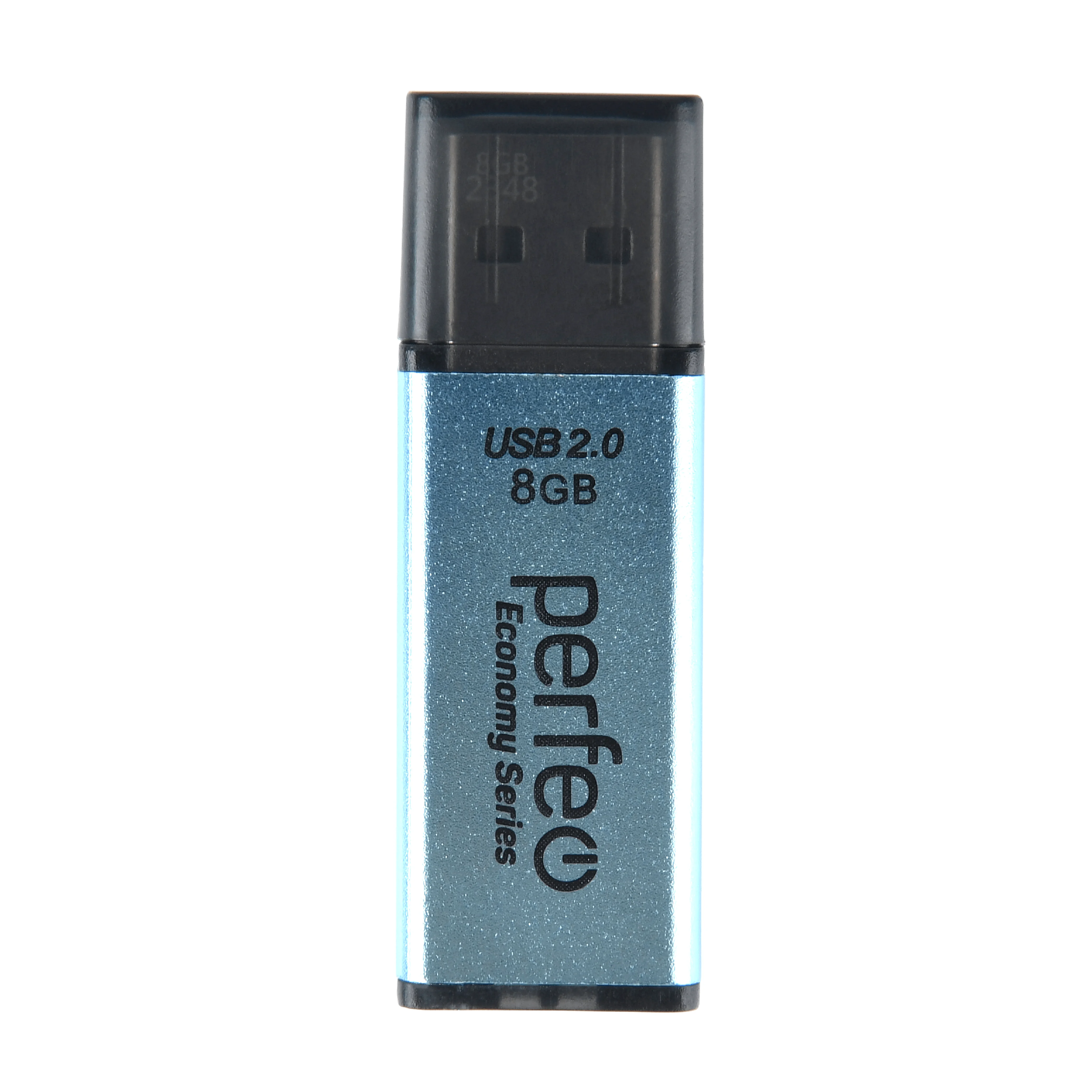 Голубой usb флешка Perfeo USB 8GB E03