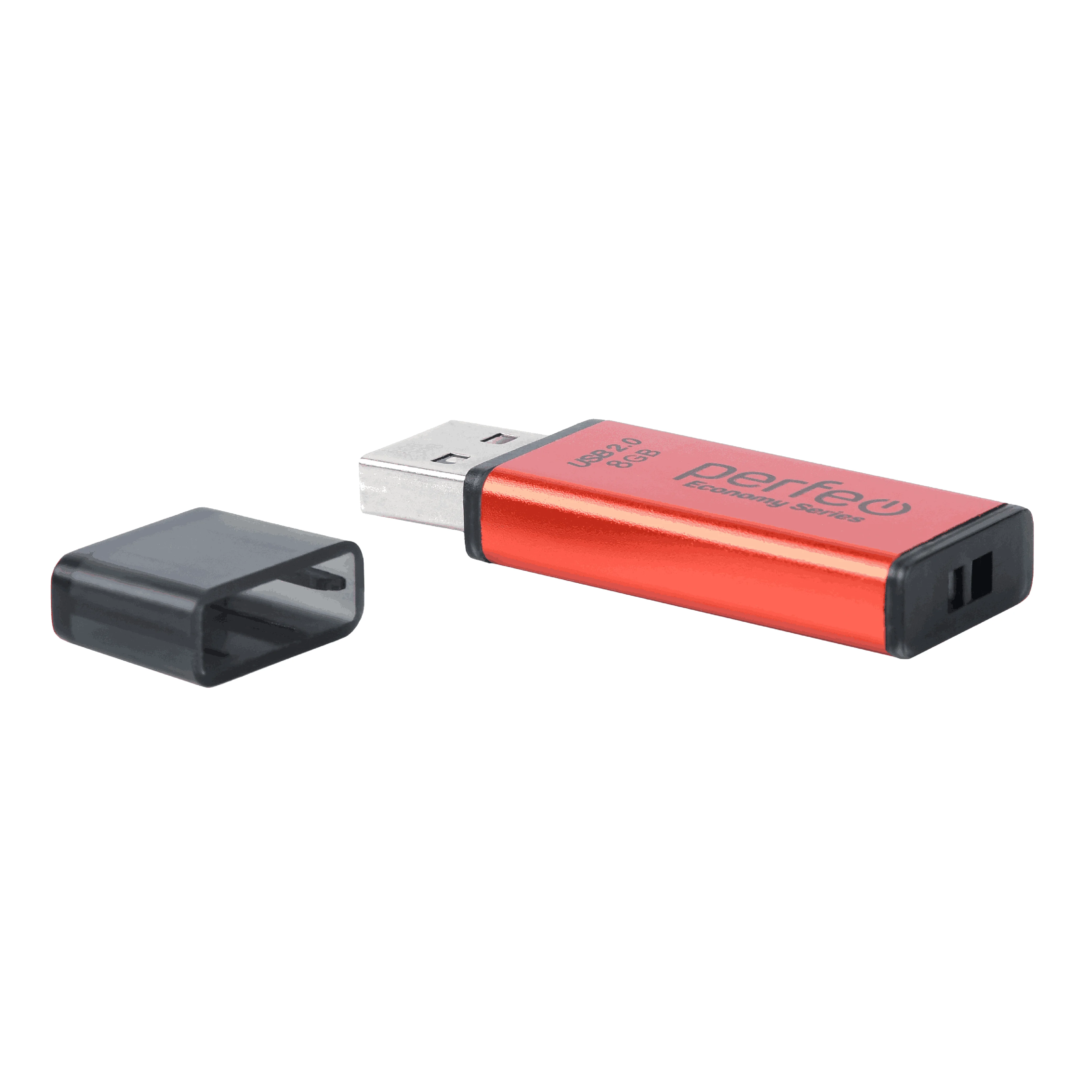 Красный usb флешка Perfeo USB 8GB E03