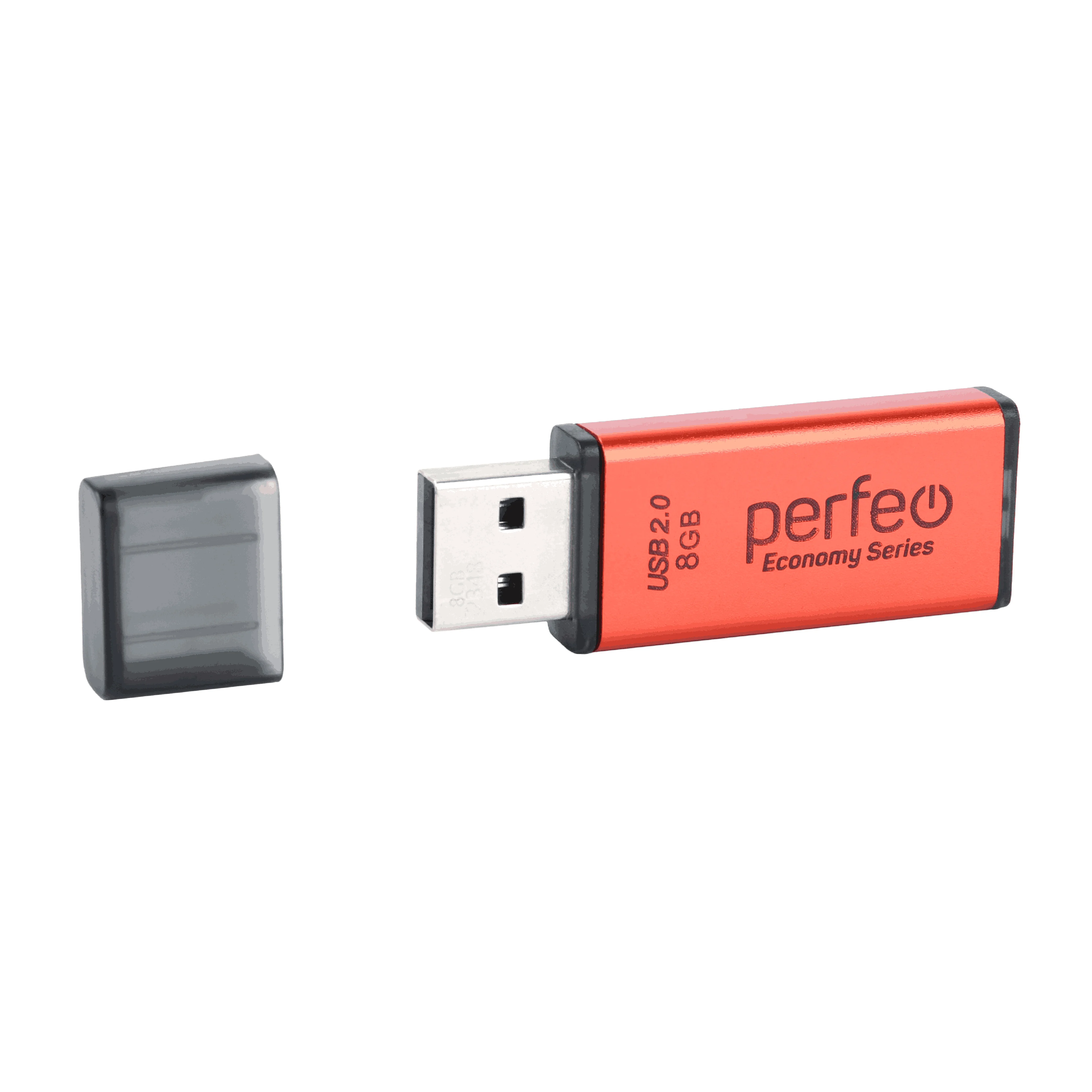 Красный usb флешка Perfeo USB 8GB E03
