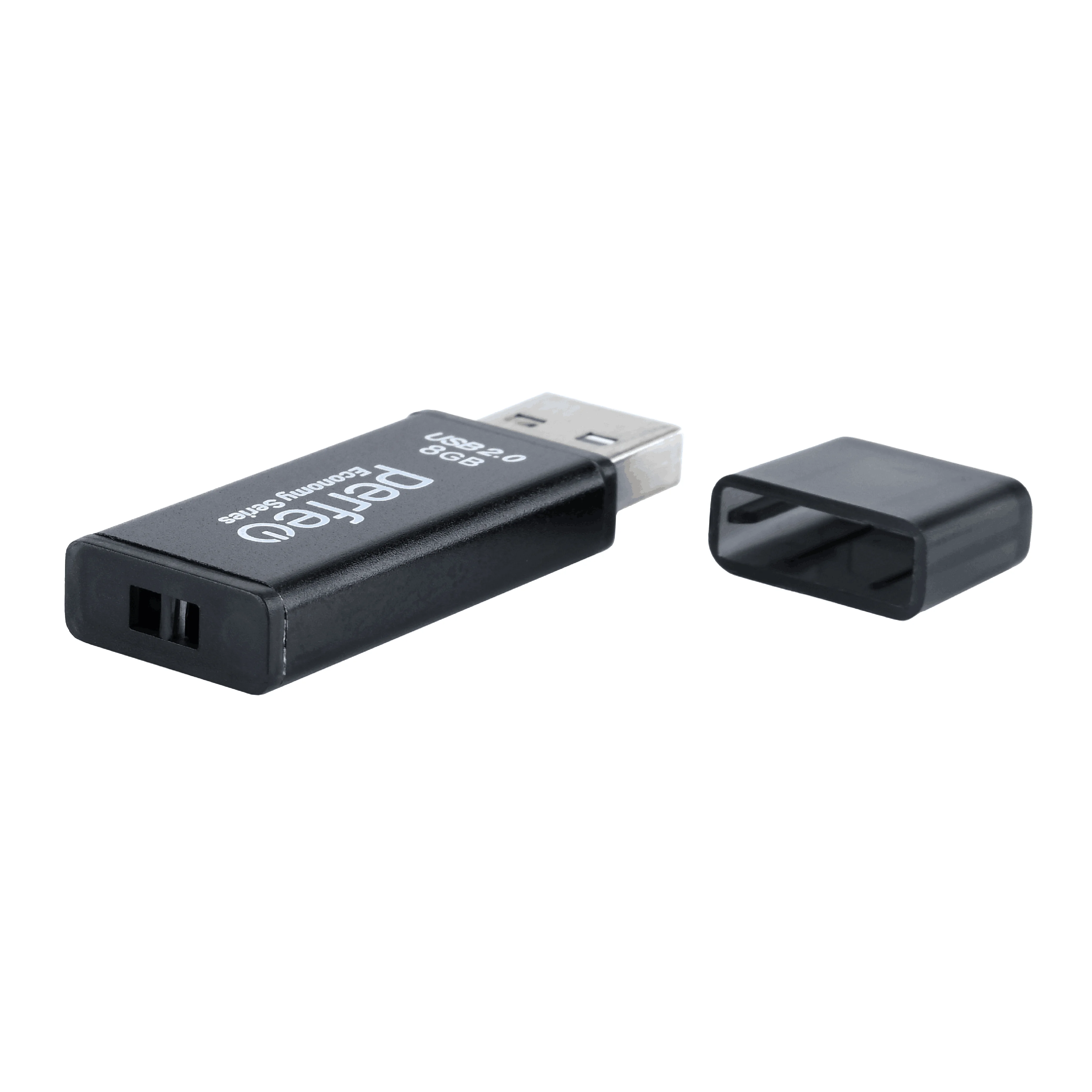 Черный usb флешка Perfeo USB 8GB E03