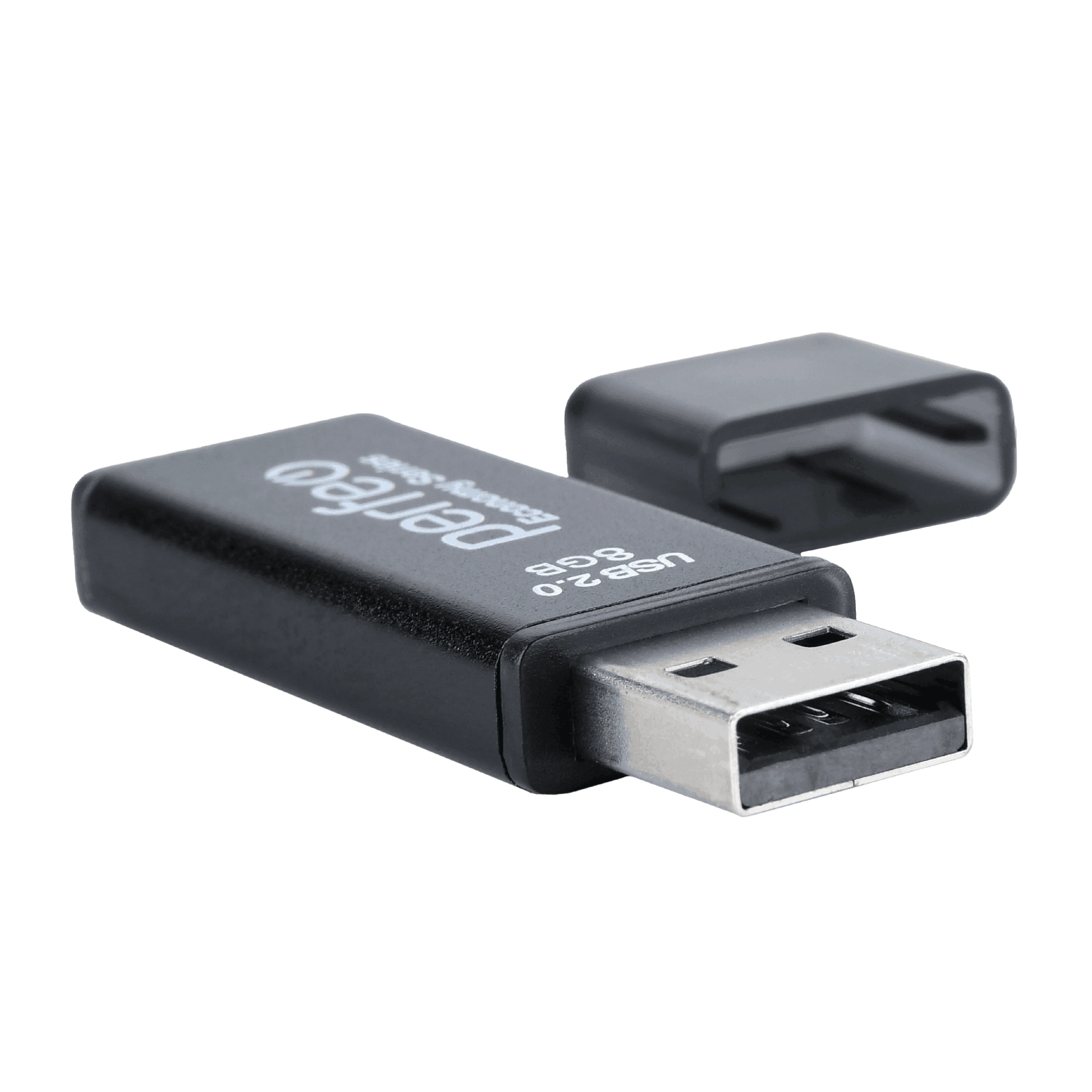 Черный usb флешка Perfeo USB 8GB E03