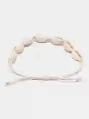 Молочный браслет из ракушек, mermaid сore,  браслет на руку, браслет на ногу ракушки