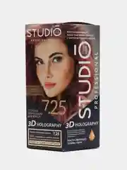 Комплект Studio Profesional 3D Holography для окрашивания волос 7.25 темное розовое золото