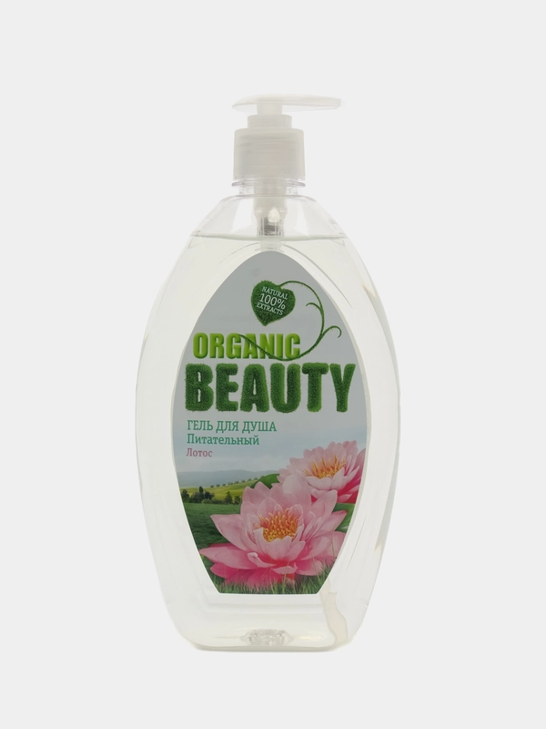 Organic Beauty Гель для душа питательный лотос, 1 л