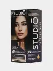 Комплект STUDIO Professional 3D HOLOGRAPHY для окрашивания волос 1.0 черный