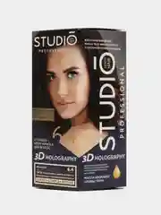 Комплект STUDIO Professional 3D HOLOGRAPHY для окрашивания волос 6.4 шоколад