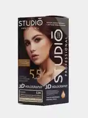 Комплект Studio Professional 3D Holography для окрашивания волос 5.54 махагон