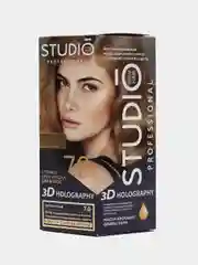 Комплект Studio Professional 3D HOLOGRAPHY для окрашивания волос 7.0 светло-русый