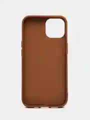 Коричневый чехол Guess PU leather iPhone 13/14 из экокожи коричневый