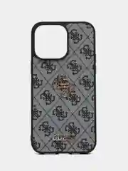 Синий чехол Guess PU leather iPhone 14 Pro Мах из экокожи синий
