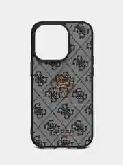 Чехол Guess PU leather iPhone 14 Pro из экокожи синий