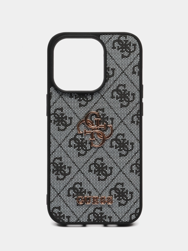 Чехол Guess PU leather iPhone 14 Pro из экокожи синий