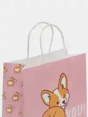 Разноцветный пакет подарочный крафтовый, упаковка, I love you