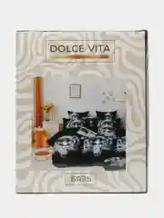 Хром белье постельное 2 спальное евро 200Х215 (70х70) бязь Dolce Vita 100% хлопок