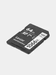 Карта памяти Lexar Professional 1066x SDXC SILVER 64Гб, 128 Гб