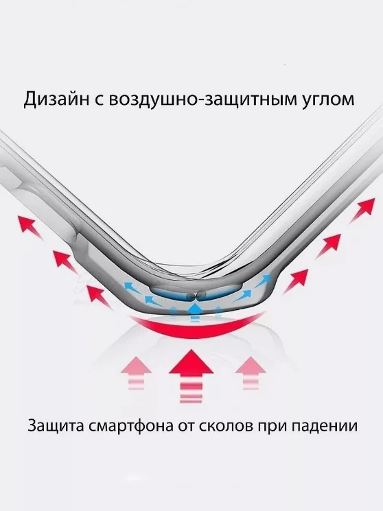 Чехол для Huawei P Smart 2021, Y7A 2020, с усиленными углами, силиконовый прозрачный