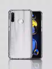 Чехол для Хонор Honor 10i, 20e, 20i, с усиленными углами, силиконовый прозрачный