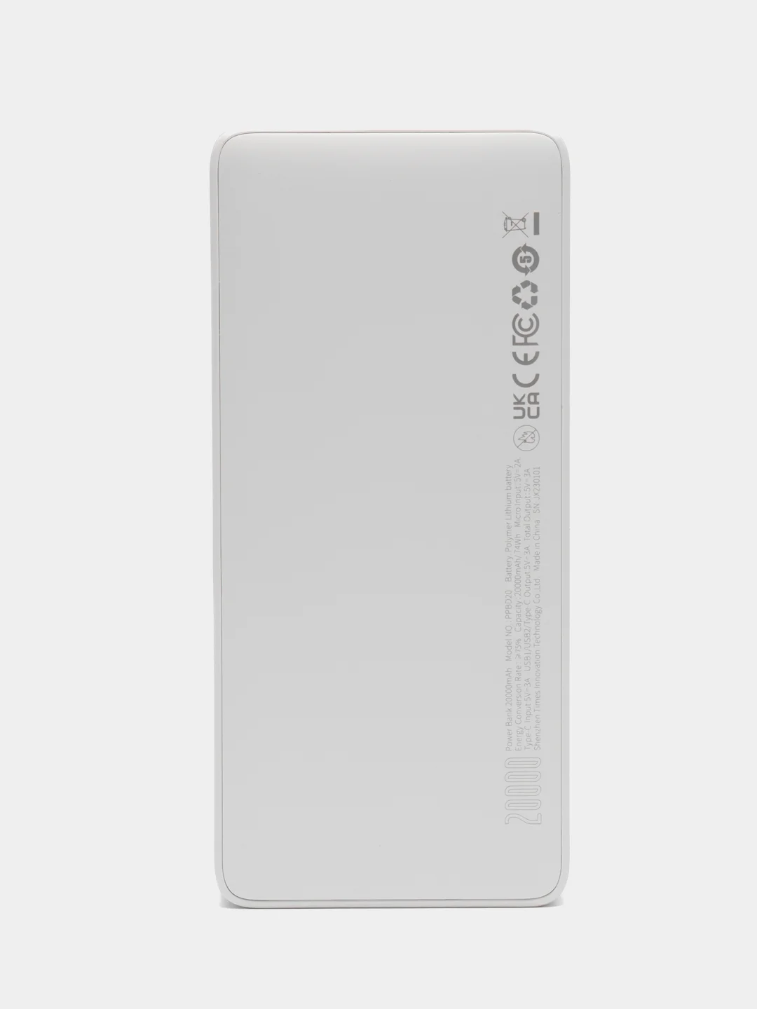 Powerbank Baseus, 20000 mAh, 15W