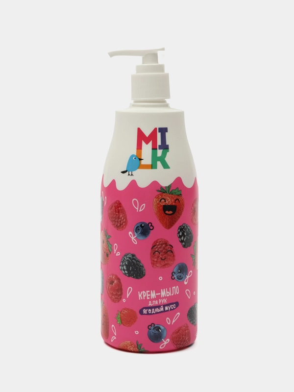 MILK Крем-мыло для рук ягодный мусс, 500 мл