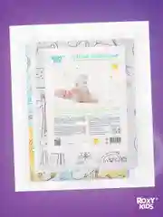 Молочный клеенка непромокаемая на резинках в кроватку
