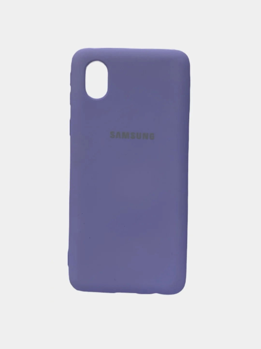 Лавандовый чехол SILICONE COVER для Samsung A01 / M01