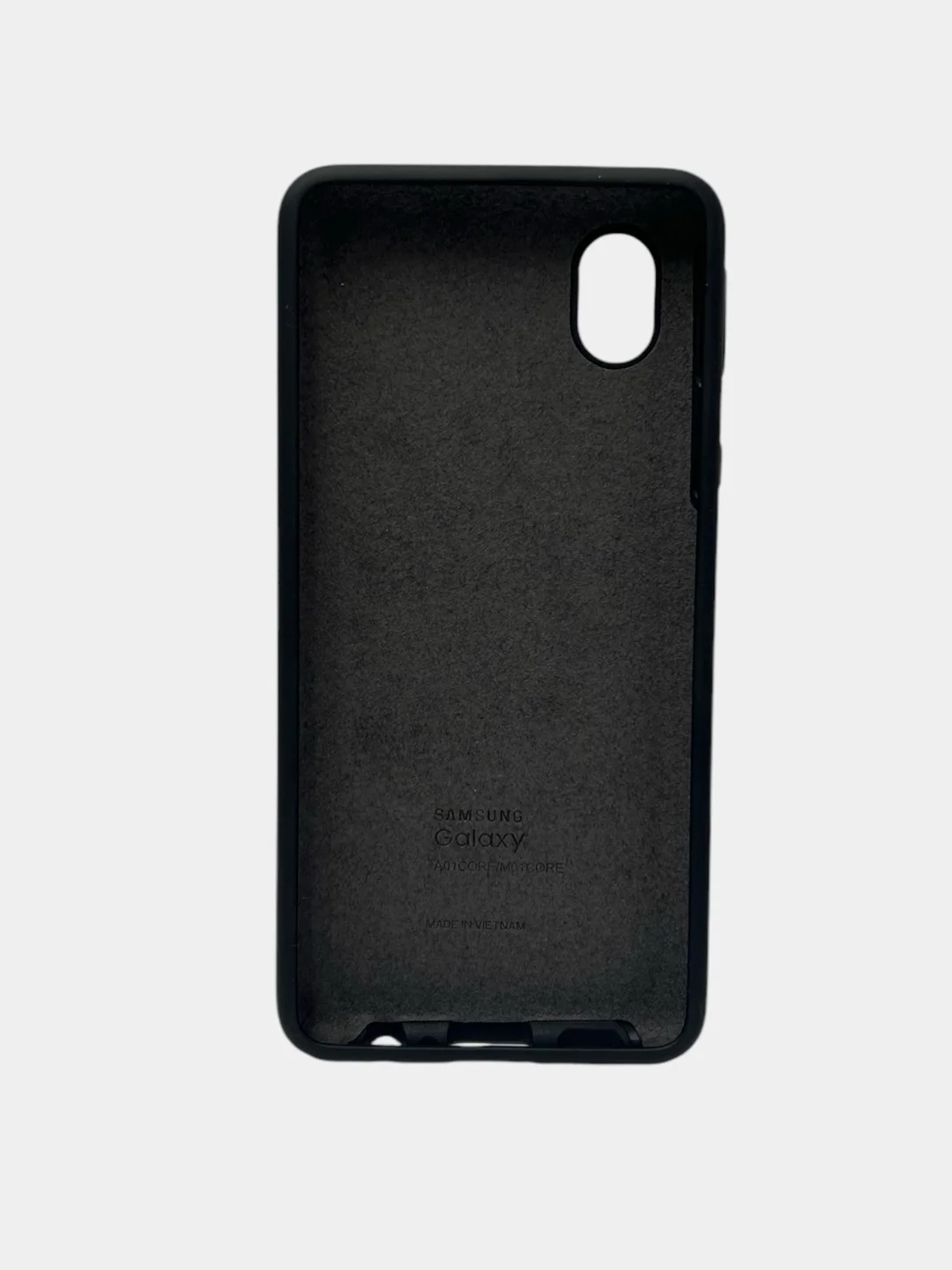 Черный чехол SILICONE COVER для Samsung A01 / M01